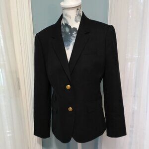 J. Crew Black Blazer with Gold Buttons